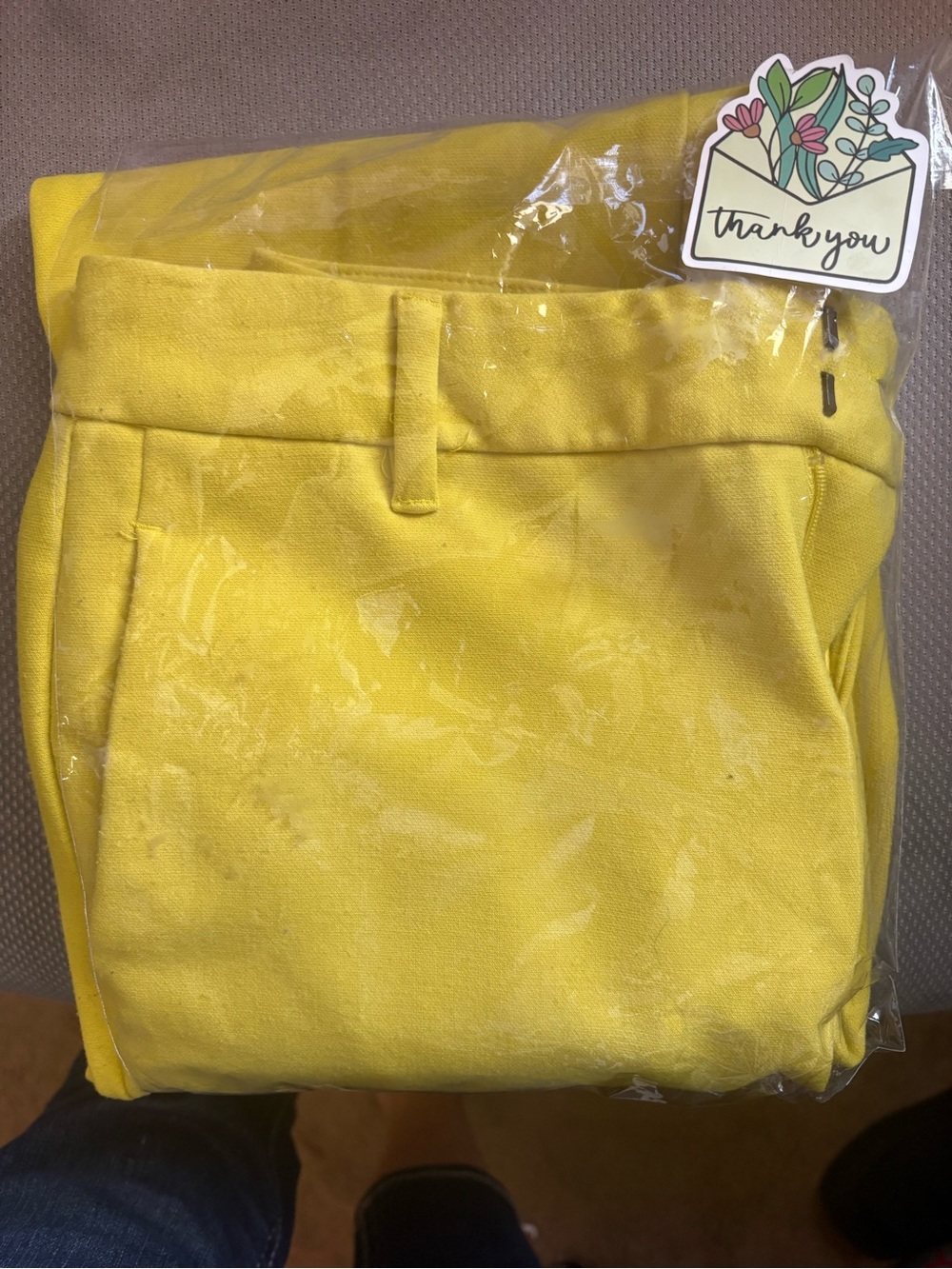 NWT Old Navy Harper Chartreuse Reg. Crop Chinos | Size 0 - Picture 7 of 8